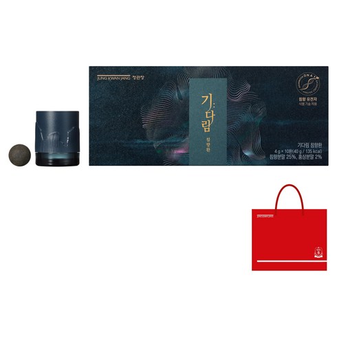 정관장 정품 기다림 침향환 10p + 쇼핑백, 40g, 1개
