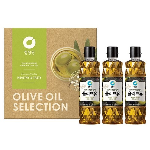 청정원 올리브유 2호 3p, 500ml, 1개