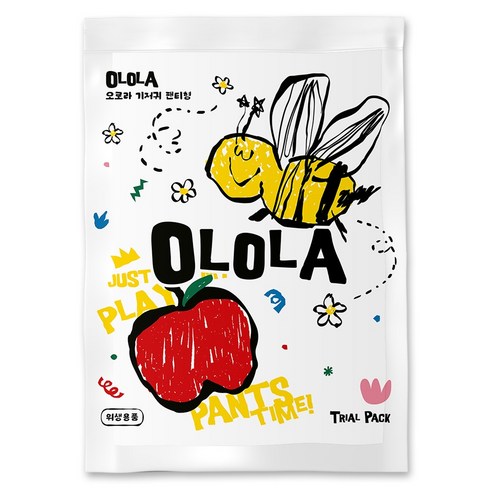 OLOLA 스킨핏플레이 팬티형 체험팩 샘플 낮밤 아기기저귀, 빅형(Big), 2매