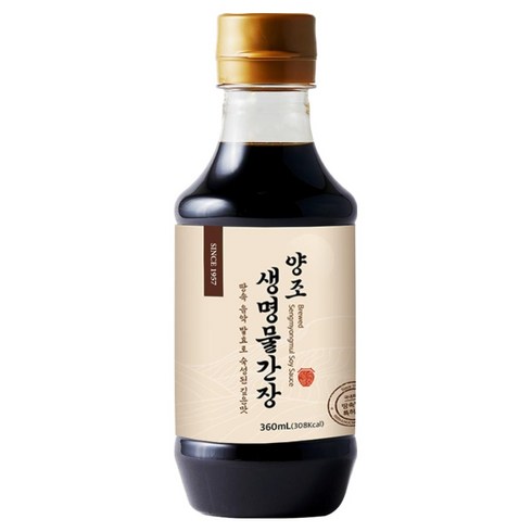 신앙촌 양조 생명물간장, 360ml, 1개