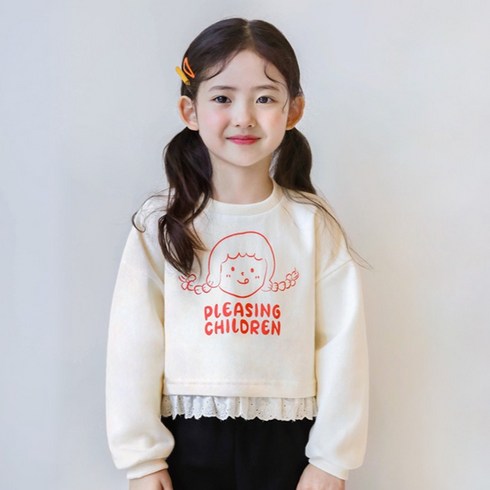 로로샤 여아용 하린 맨투맨