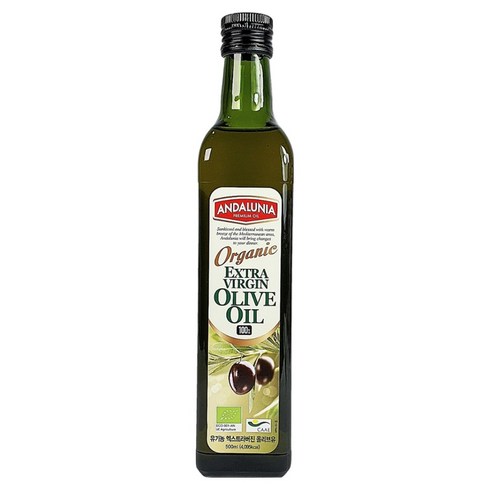 안달루니아 유기농 엑스트라버진 올리브유, 500ml, 1개