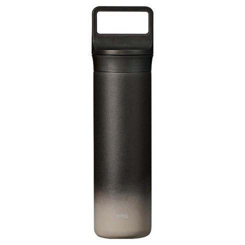 실리만 웰텀블러 데이메이트 슬림 텀블러 670ml 문빔블랙, 1개