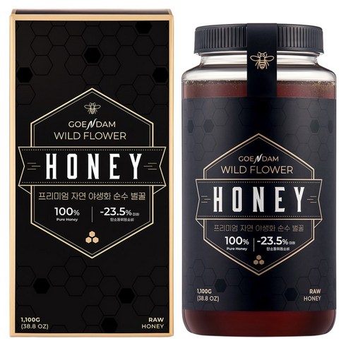 고은담 프리미엄 자연 야생화 순수 벌꿀, 1개, 1.1kg