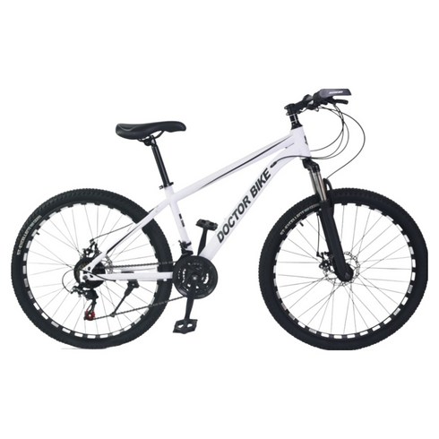 닥터바이크 F-27 ROCKET MTB 스틸 디스크 브레이크 16kg 신장 165~185cm, 멧화이트, 68.5cm(27인치)