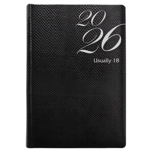양지다이어리 2026 유즈어리18 다이어리, 블랙, 1개