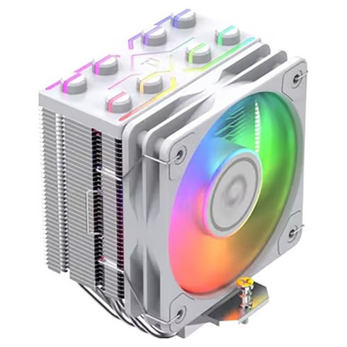 아이에이치티피 ARGB CPU 쿨러 J8, 화이트, 1개