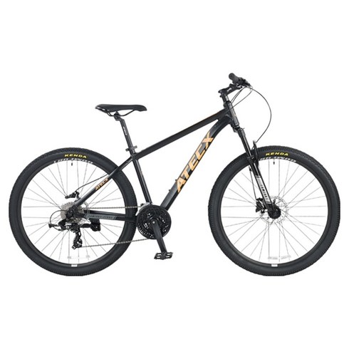 아텍스 컴포트2700D MTB 알루미늄 디스크 브레이크 14kg 신장 165cm~175cm 방문설치, 블랙, 69.8cm(27.5인치)