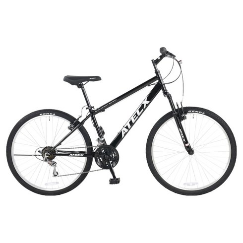 ATECX AX26X MTB 스틸 림 브레이크 14.5kg 신장 155~170cm 방문설치, 블랙, 66.0cm(26인치)