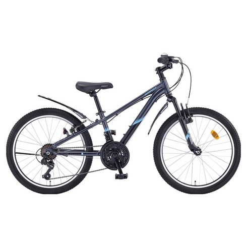 스마트 테트라 MTB 알루미늄 림 브레이크 12.9kg 신장 125cm~150cm, 다크실버, 55.8cm(22인치)