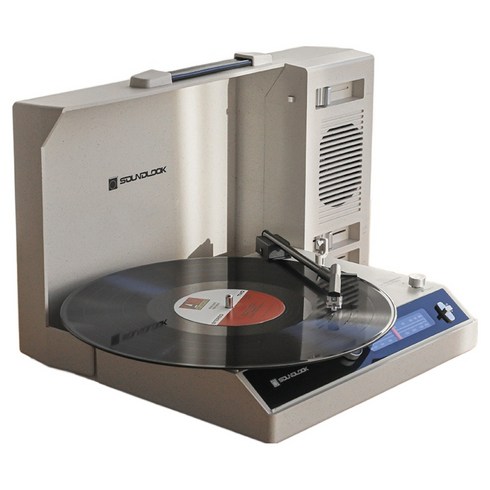 사운드룩 레트로튠 무선 블루투스 인아웃 LP플레이어 배터리내장 라디오 턴테이블, 007LP, 크림