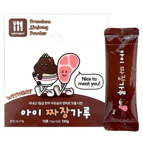 위드잇 아이짜장 12p, 짜장맛, 120g, 1개