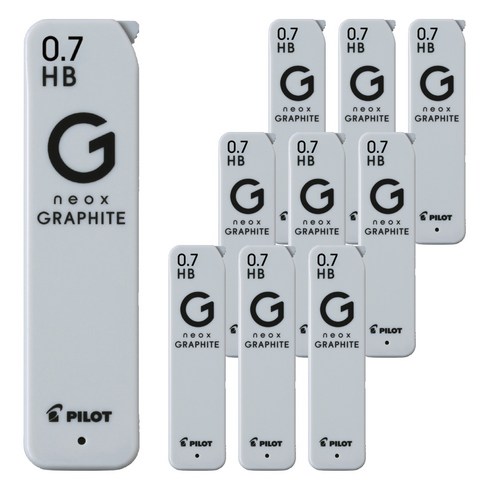 파이롯트 네옥스 그라파이트 샤프심 HB, 0.7mm, 10개