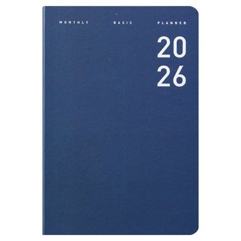 아르디움 2026 먼슬리 베이직 플래너, 네이비피오니, 1개