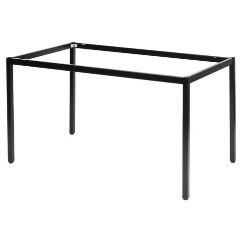 도리퍼니처 30각 철제 식탁 프레임 120 x 75 cm, 블랙, 1개