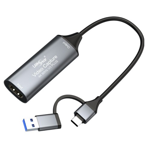 랜스타 4K 60Hz HDMI to A/C 외장형 캡쳐보드, 1개, LS-UHCAP