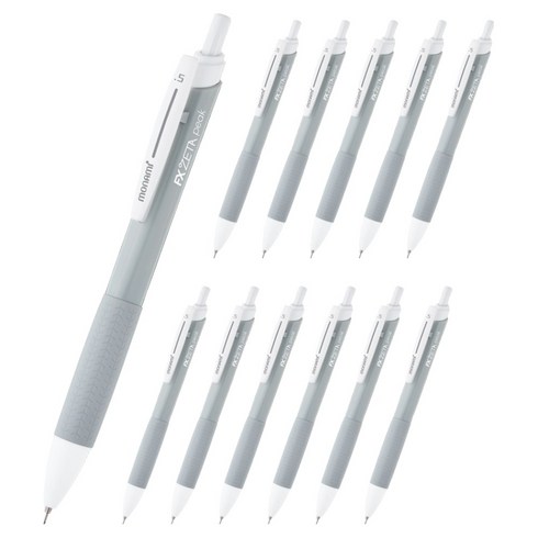 모나미 FX ZETA PEAK 볼펜 0.5mm, 블랙, 12개