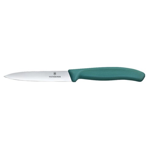 빅토리녹스 스위스 클래식 일자날 과도 10cm 6.7704.C1, 그린, 1개