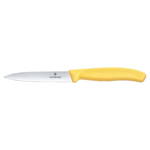 빅토리녹스 스위스 클래식 일자날 과도 10cm 6.7708.C1, 옐로우, 1개