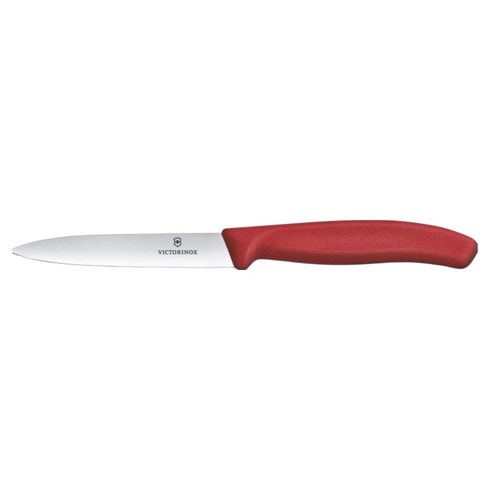 빅토리녹스 스위스 클래식 일자날 과도 10cm 6.7701.C1, 레드, 1개