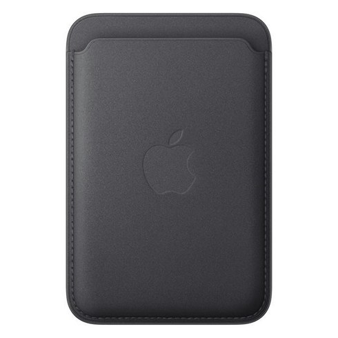 Apple 아이폰 맥세이프형 파인우븐 카드지갑, 블랙, 1개