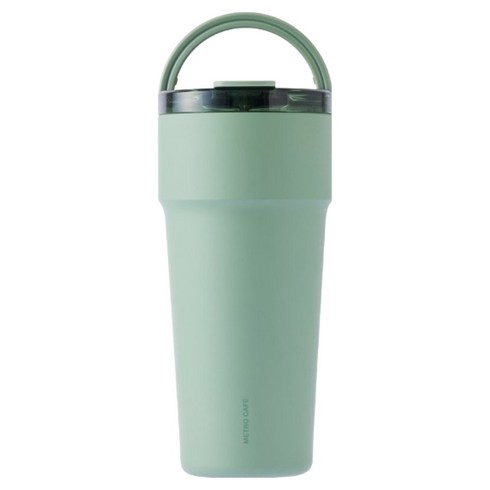 락앤락 카페 세라믹 탑핸들 텀블러 LHC4419, 그린, 900ml, 1개