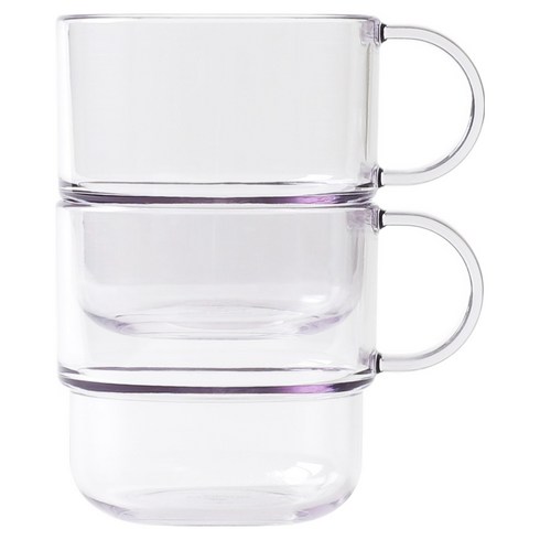 탁가온 유아용 에코젠 한손 투명컵, 클리어, 2개, 200ml