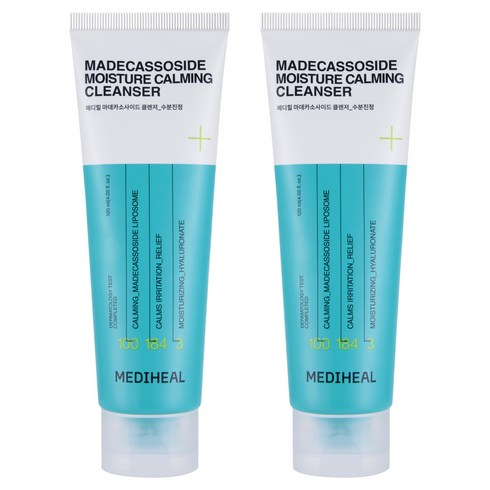메디힐 마데카소사이드 수분 진정 클렌징폼, 120ml, 2개