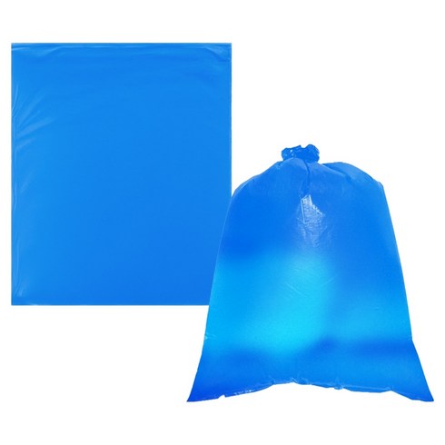 월드크린 분리수거 평판 비닐봉투 파랑, 20L, 100개