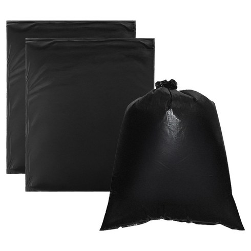 월드크린 분리수거 평판 비닐봉투 검정, 20L, 200개