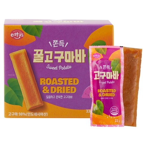 이더스 쫀득 꿀고구마바 15p, 330g, 1개