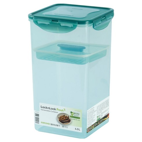 락앤락 누름판 발효숙성용기, 4L, 1개