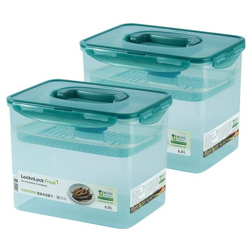 락앤락 발효숙성용기, 6L, 2개