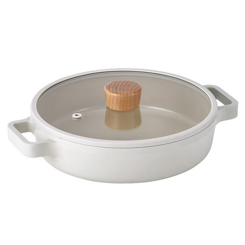 네오플램피카 인덕션 IH 전골냄비, 22cm, 오프화이트샌드, 1개