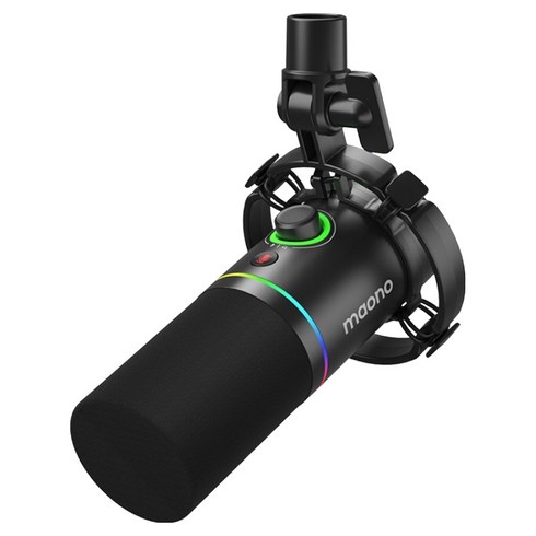 마오노 XLR USB 다이나믹 마이크, PD200X, 블랙