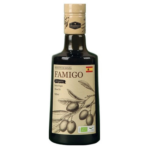 파미고 유기농 엑스트라버진 올리브오일, 500ml, 1개