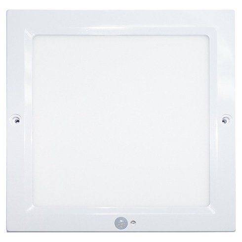 블루밍 LED 엣지 사각 20W 현관 계단 복도 센서등 220mm, 주광색, 1개