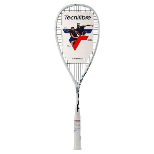 테크니화이버 카보플렉스 X-TOP V2 스쿼시라켓, V2 NS 125, 화이트, 1개