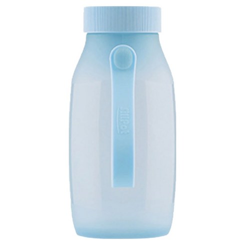 실리팟 실리콘 핸디보틀, 소다블루, 400ml, 1개