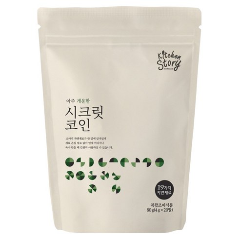 키친스토리 빅마마 이혜정의 시크릿코인 아주 개운한맛, 80g, 1개