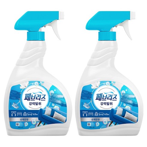 페브리즈 섬유탈취제 상쾌한향 본품, 880ml, 2개
