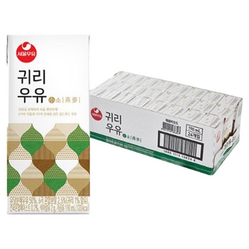 서울우유 귀리우유, 24개, 190ml