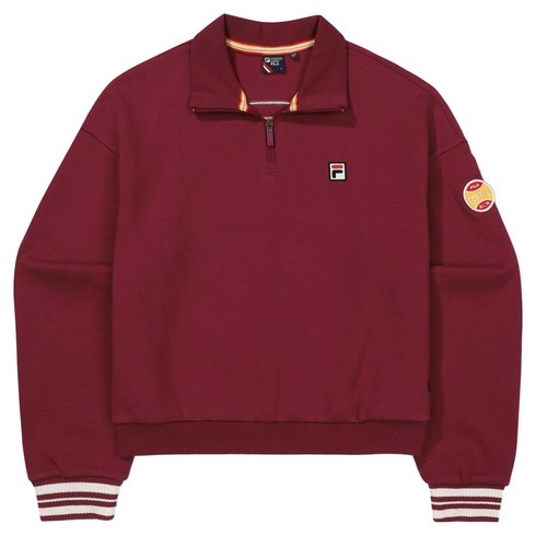 휠라 여성용 테니스 라이프 하프집업 맨투맨 FS2POF3361F