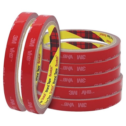 브이에이치비 쓰리엠 VHB 초강력 아크릴폼 그레이 양면테이프 10mm x 1.5m, 7개