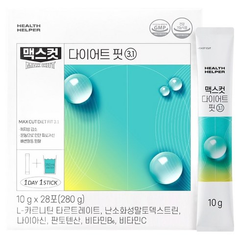 헬스헬퍼 맥스컷 다이어트 핏 3.1 28p, 280g, 1개