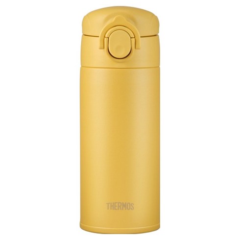 써모스 데일리 원터치 파우더 보틀 JOK-350K, 머스터드옐로, 350ml, 1개