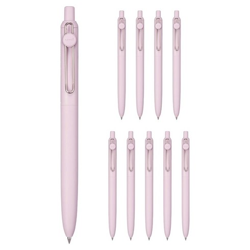 uni 젠토 스탠다드 블랙잉크 0.38mm UBN-ZSC-38, 라벤더, 10개