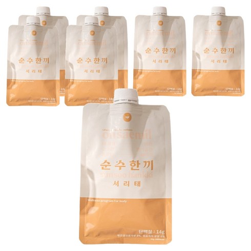 온새밀 순수한끼 쉐이크 서리태 7p, 350g, 1박스