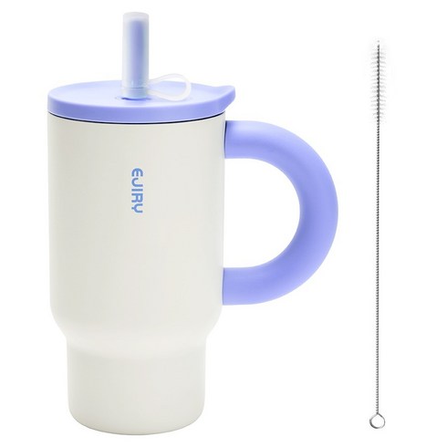 에지리 무아 스테인리스 텀블러, 아이보리, 1개, 770ml