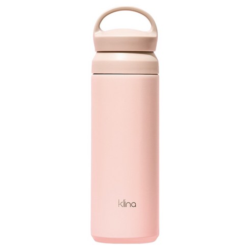 클리나 핸디온 보온 보냉 스텐 텀블러, 핑크, 1개, 500ml